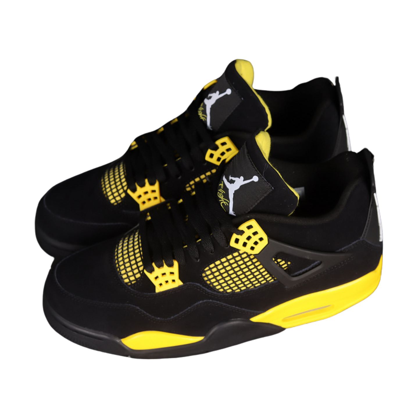 AIR JORDAN 4 RETRO BLACK TOUR YELLOW