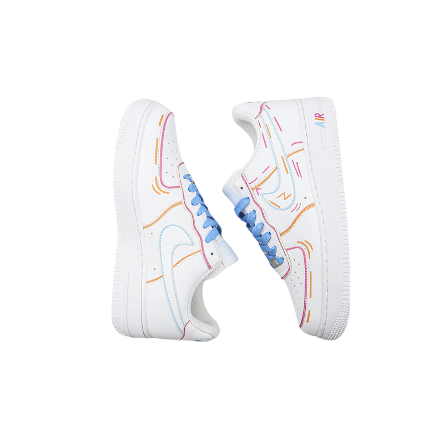 AIR FORCE 1 07 LOW WHITE ORANGE PURPLE