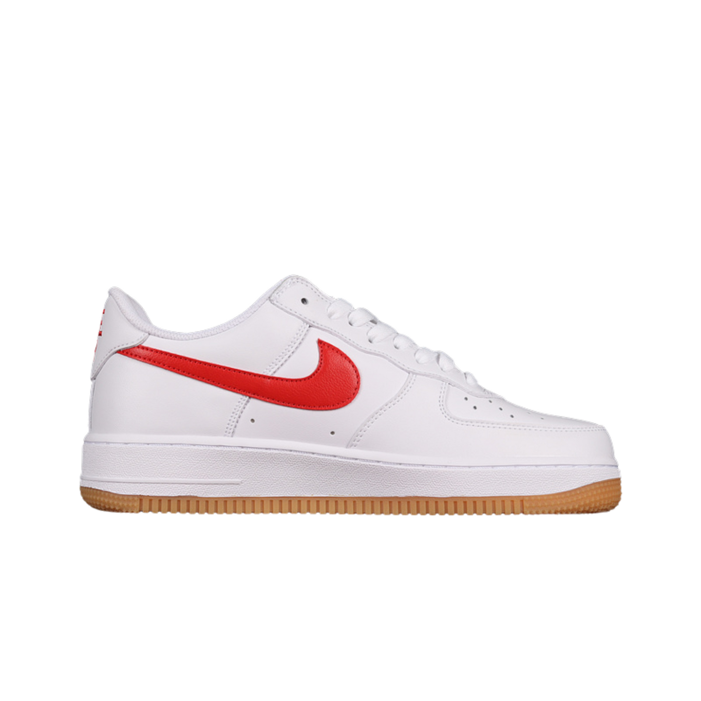 AIR FORCE 1 LOW COLOR OF THE MONTH WHITE UNIVERSITY RED GUM YELLOW