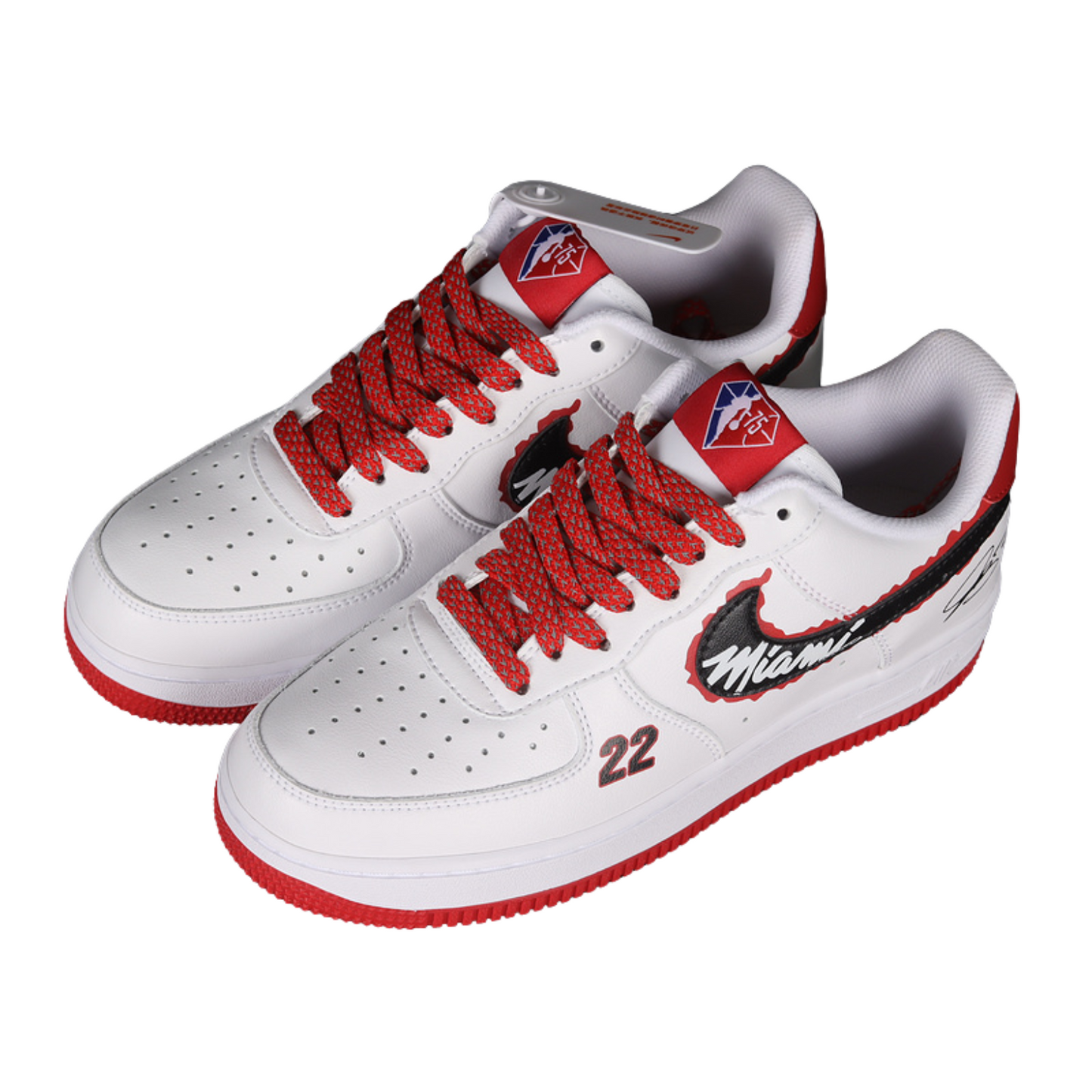 AIR FORCE 1 LOW 07 WHITE BLACK RED