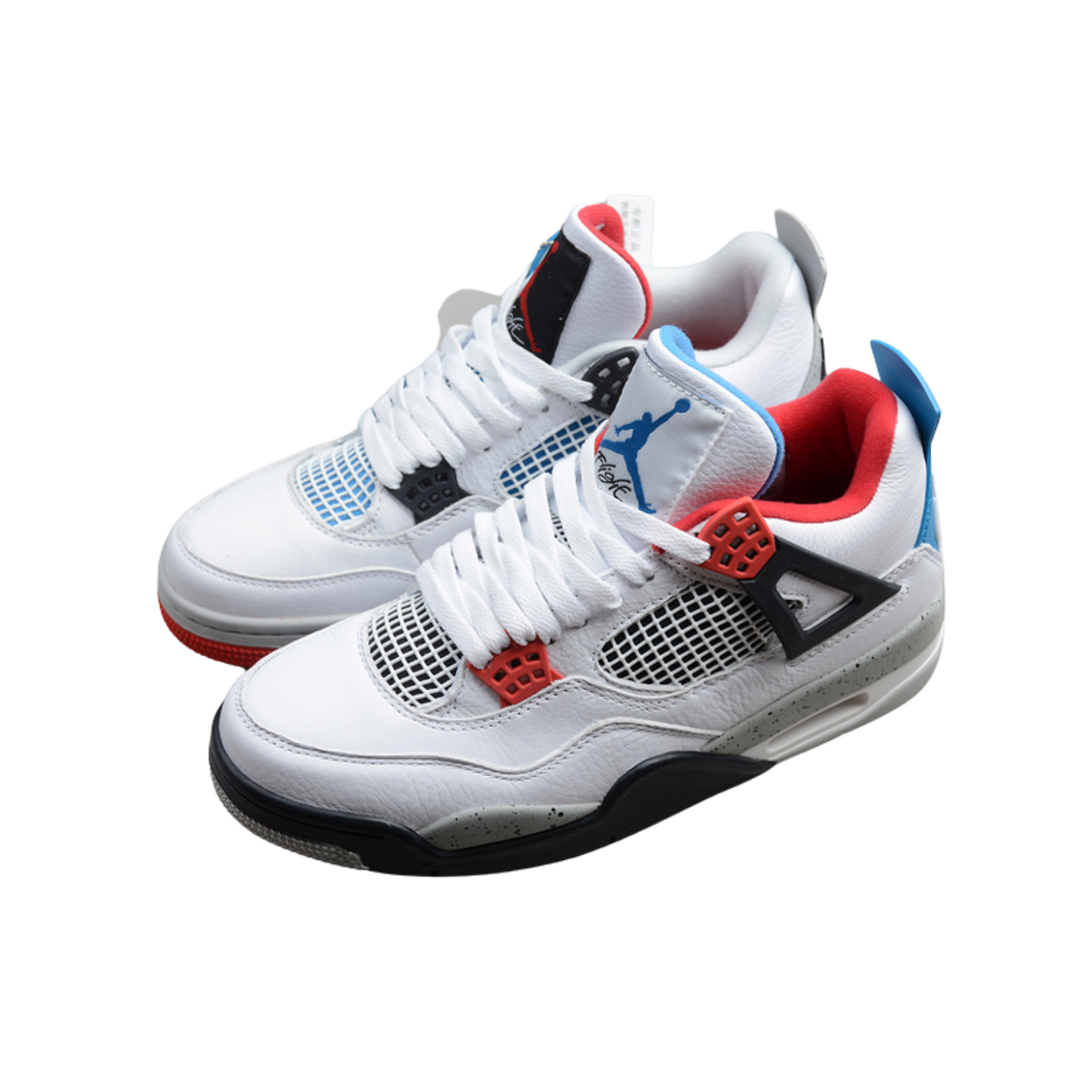 GZ AIR JORDAN 4 WHAT THE BLACK WHITE RED