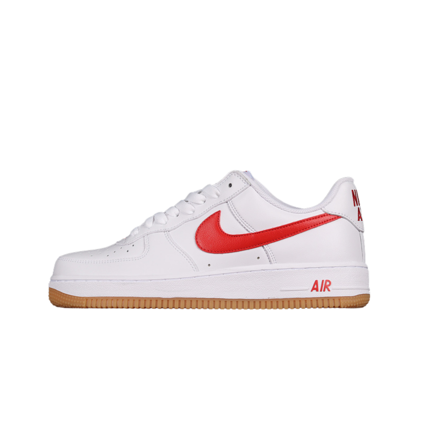 AIR FORCE 1 LOW COLOR OF THE MONTH WHITE UNIVERSITY RED GUM YELLOW