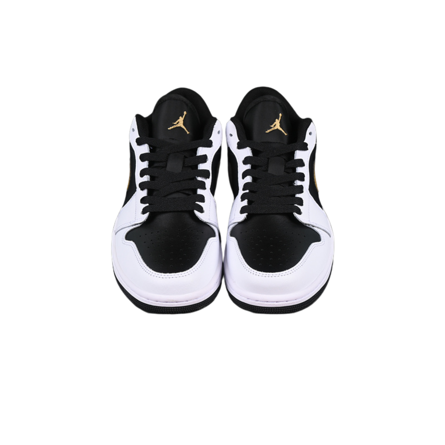 AIR JORDAN 1 LOW WHITE BLACK METALLIC GOLD