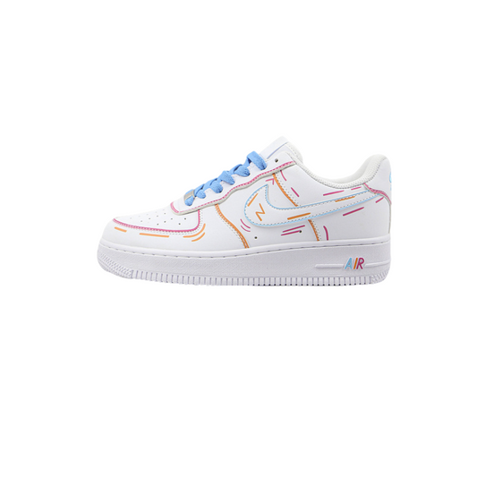 AIR FORCE 1 07 LOW WHITE ORANGE PURPLE